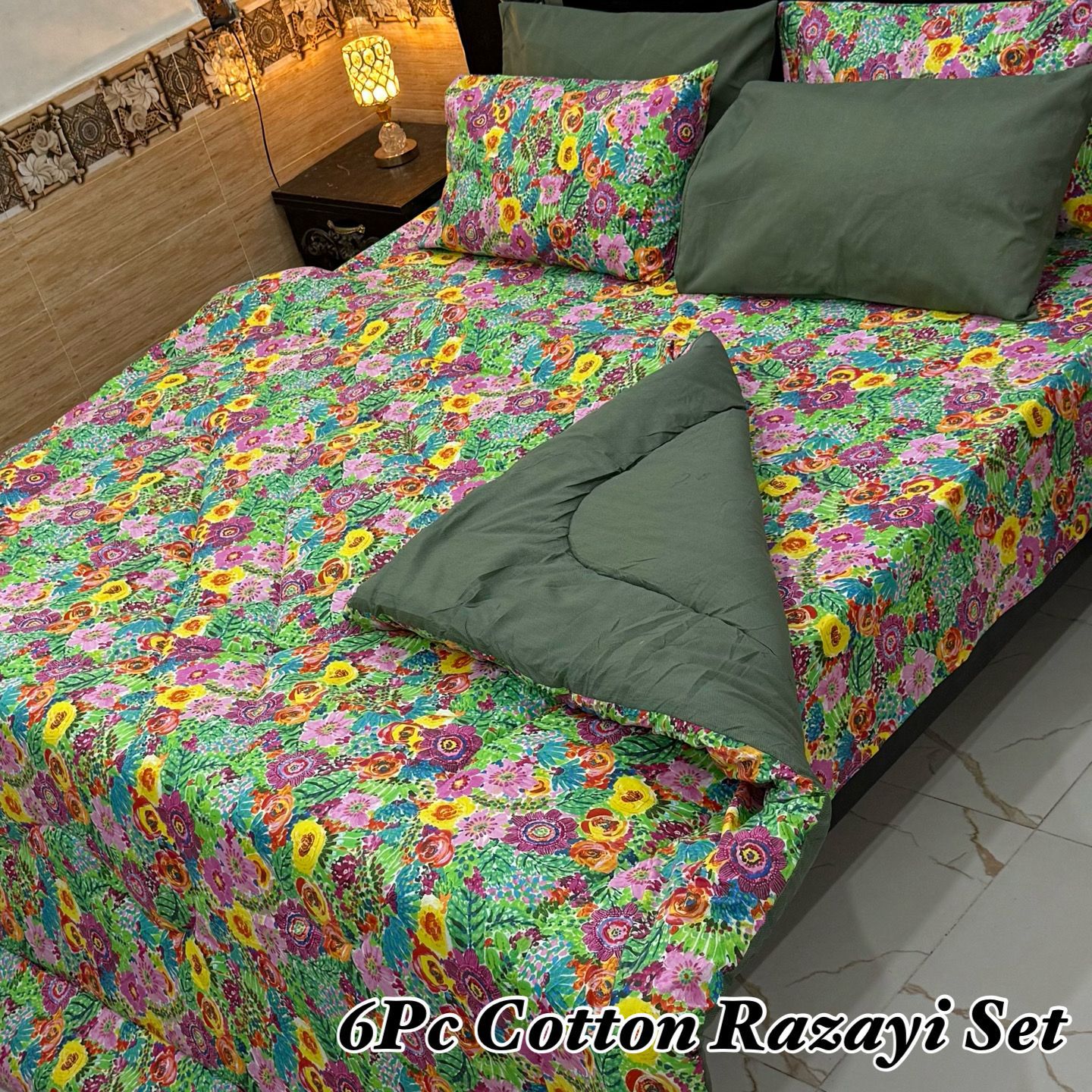 B ..6PC Cotton Vicky Razayi Set🔥