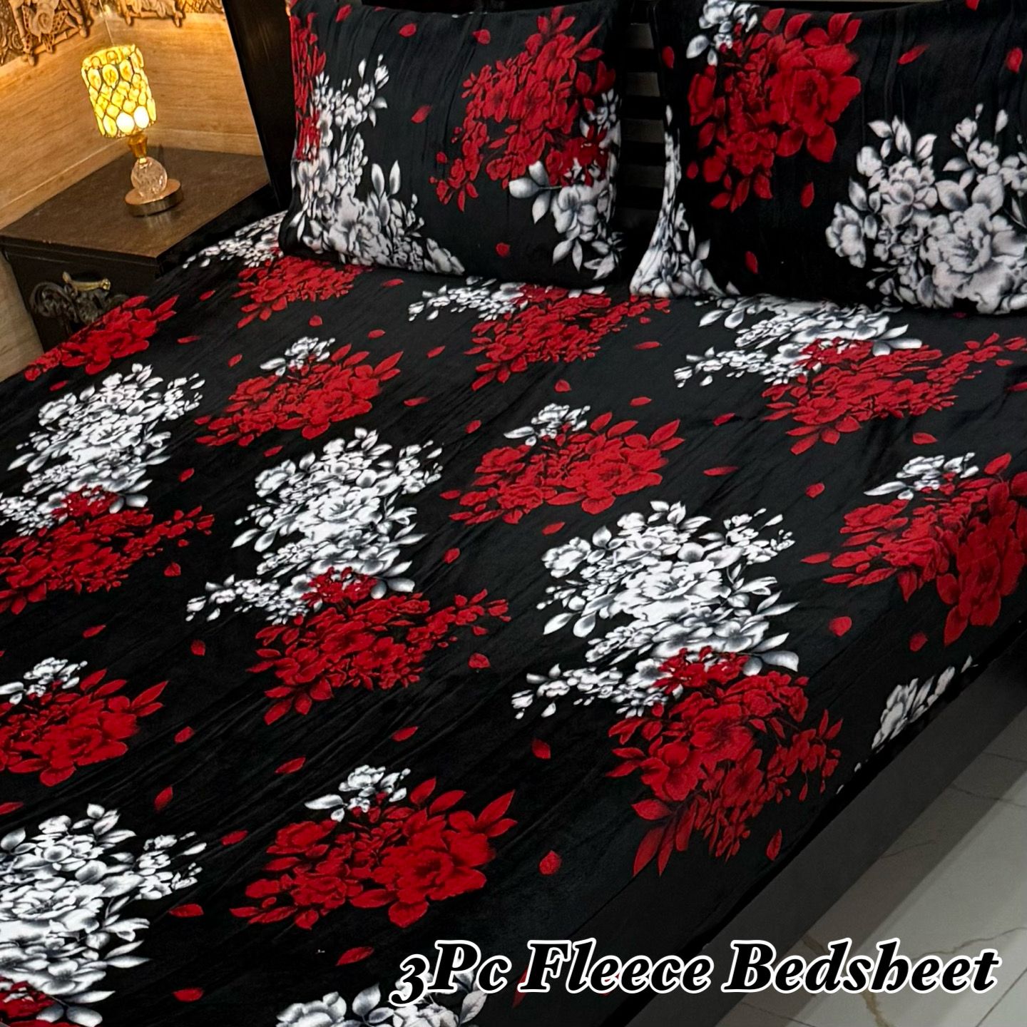 B .3pc Flees bedsheet 😍