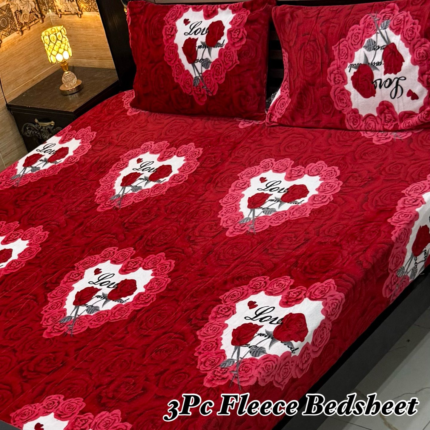 B .3pc Flees bedsheet 😍