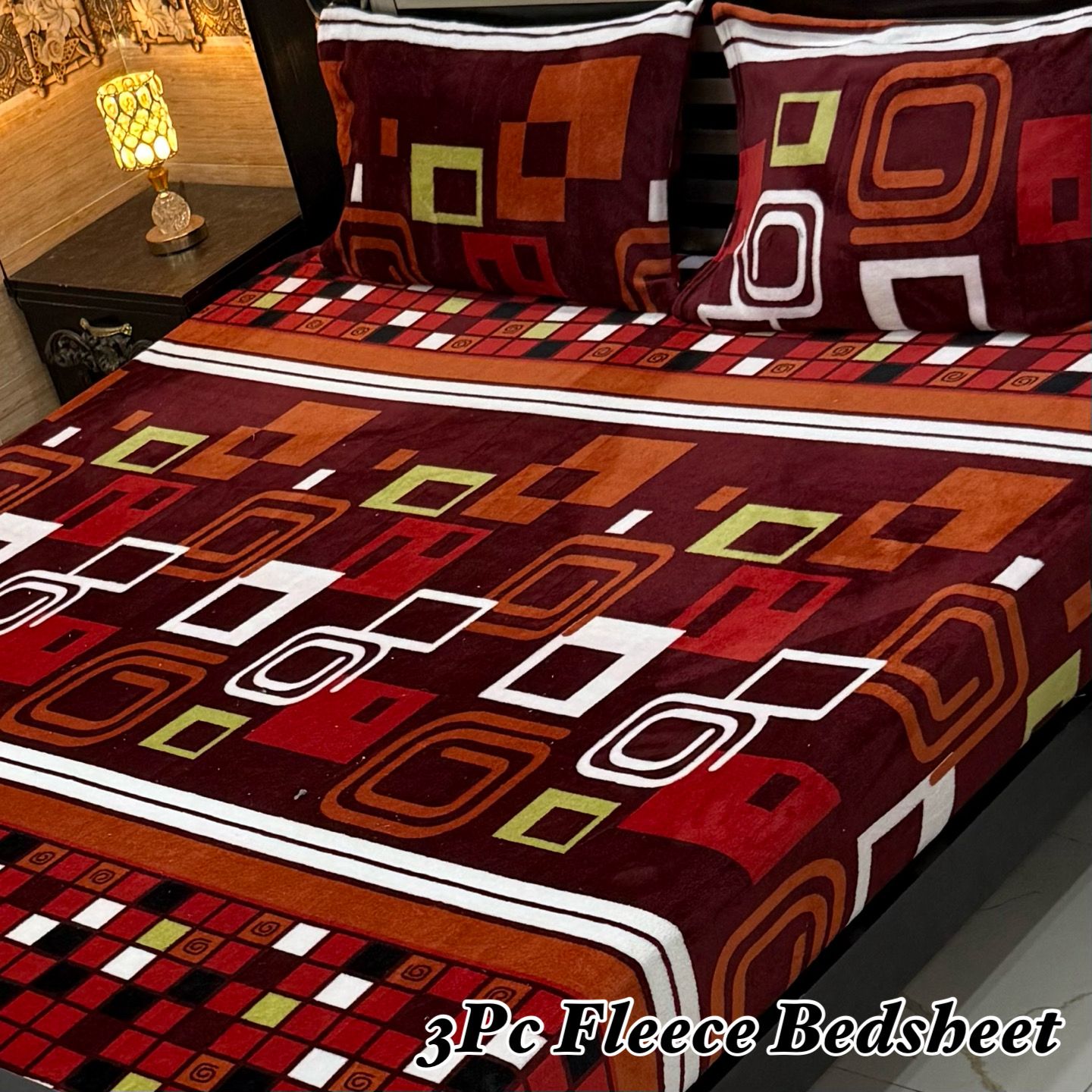 B .3pc Flees bedsheet 😍
