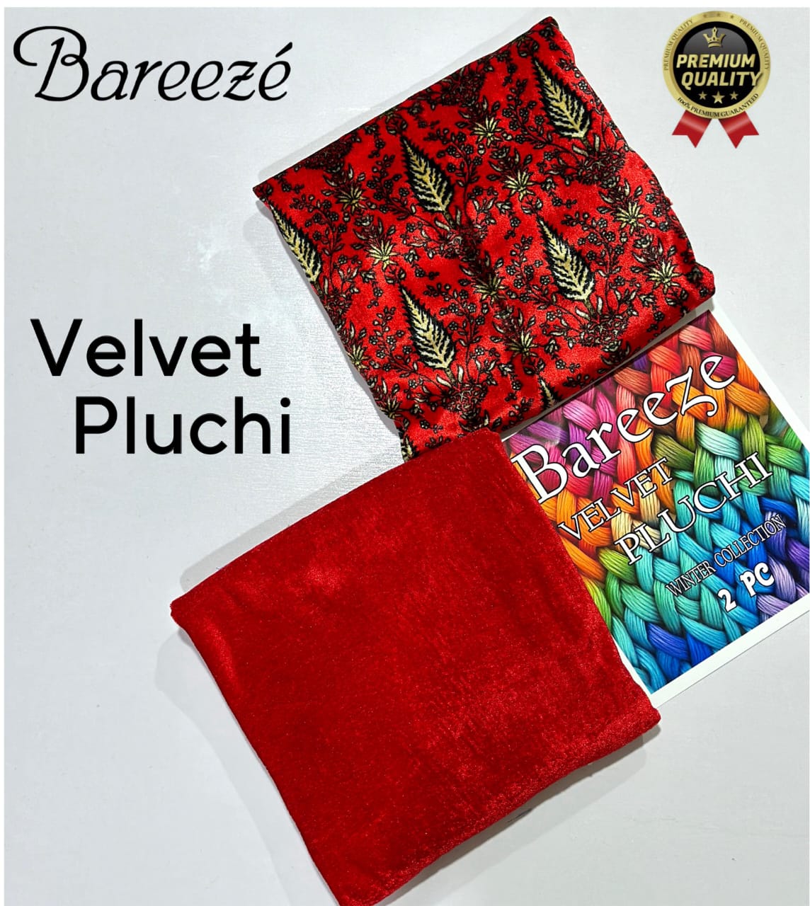 2pc VELVET PLUCHI