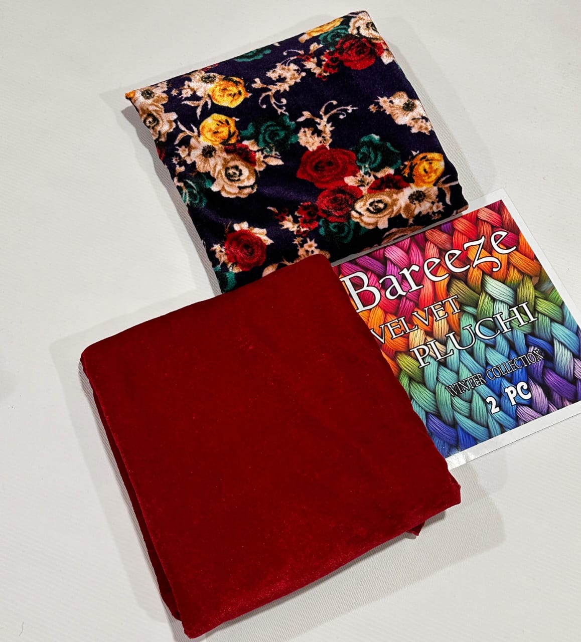 2pc VELVET PLUCHI