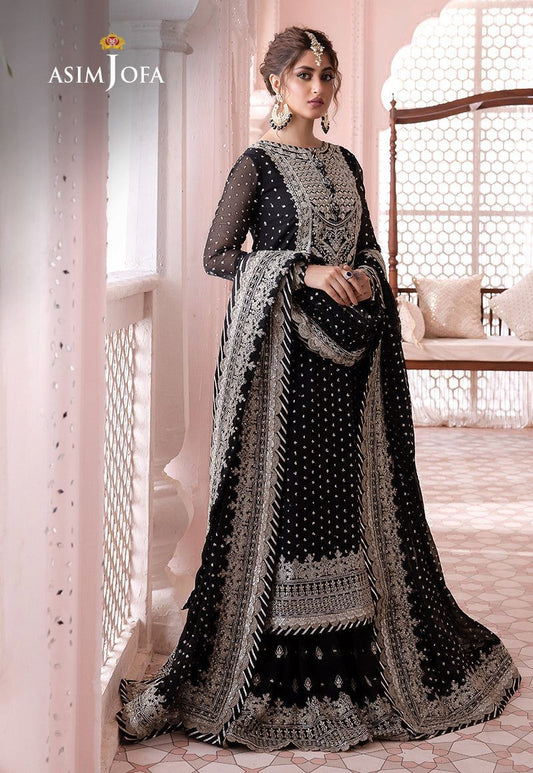Asim jofa  CHANDANI LUXERY CHIFFON sharara