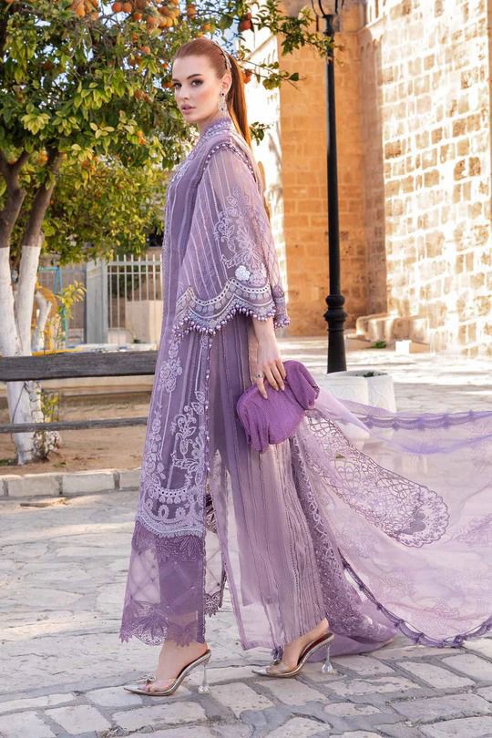 MARIA B Cotton & Organza