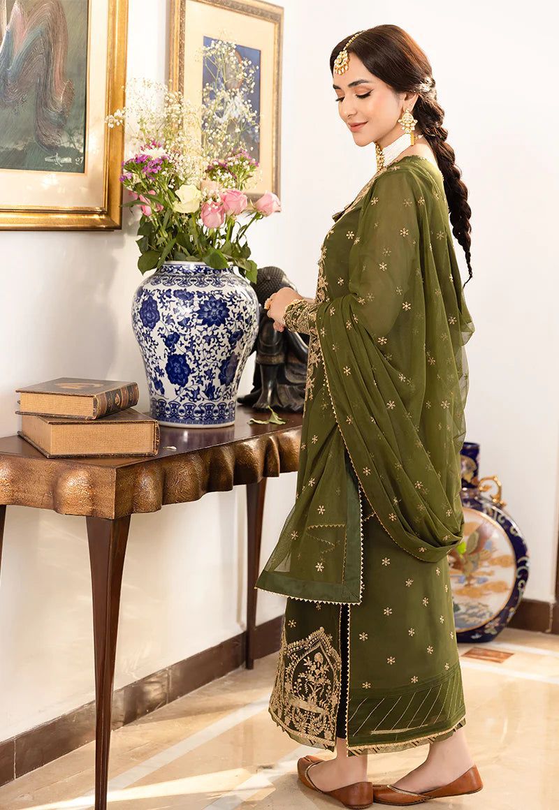 :ASIM JOFA chiffon embroidered