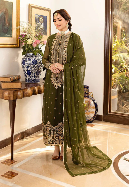 :ASIM JOFA chiffon embroidered