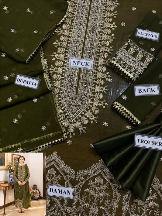 :ASIM JOFA chiffon embroidered