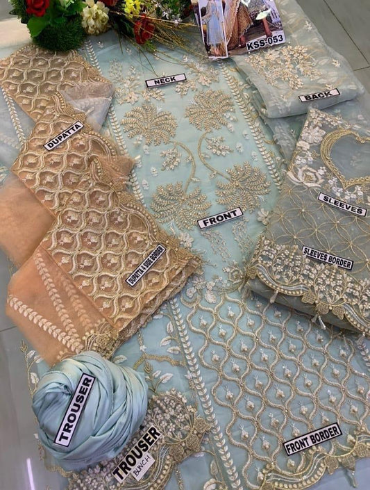 :AGHA NOOR  FABRIC DETAILS