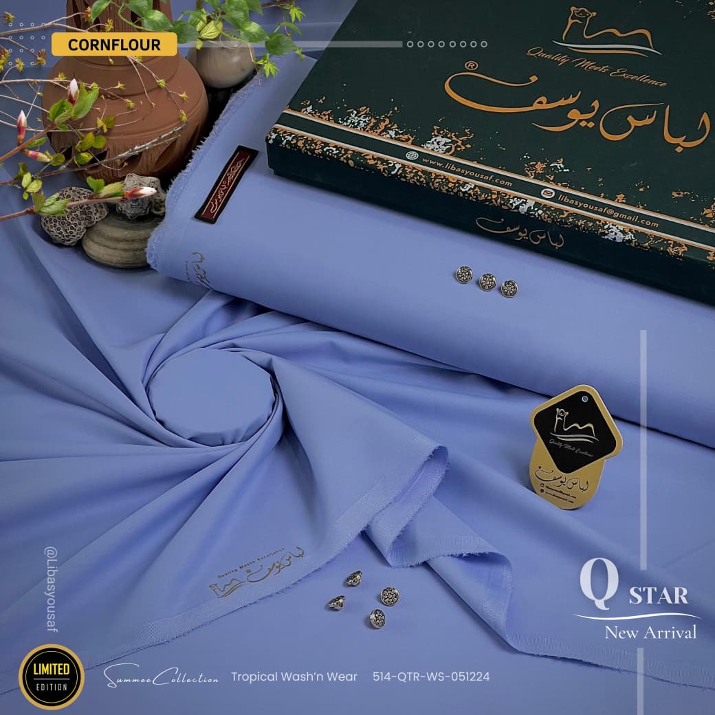 man Libas-e-Yousaf  Wash'n Wear Fabric