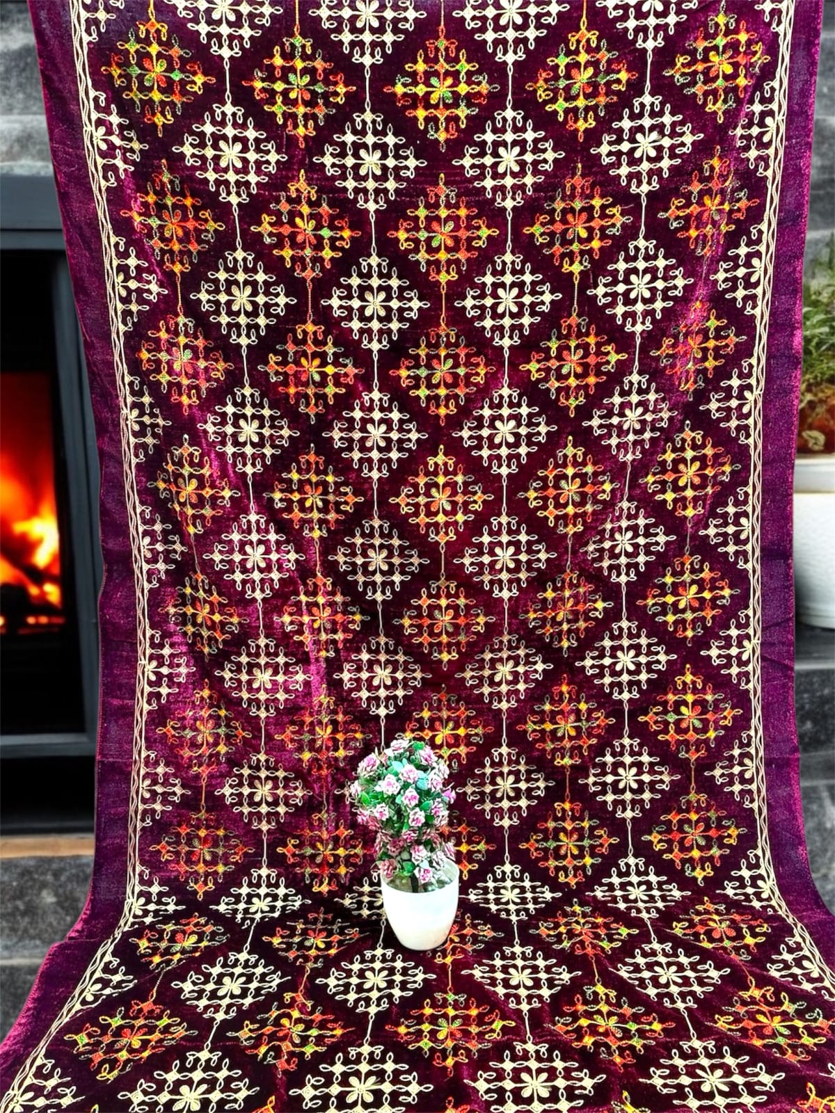 Winter Velvet Shawls