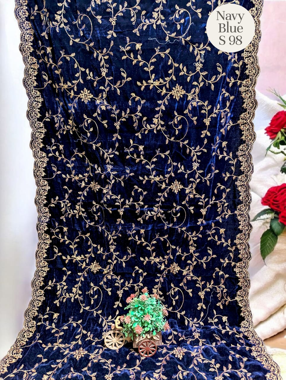 Winter Velvet Shawls