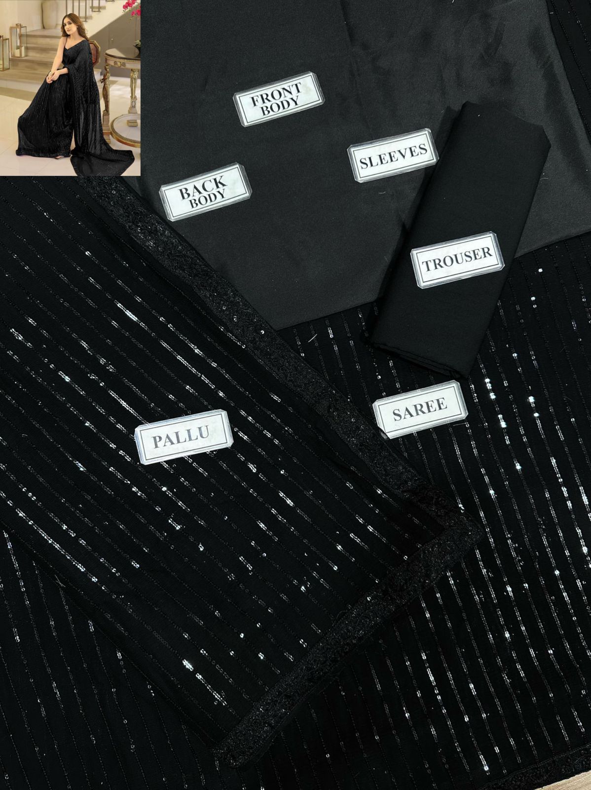 sarri :ALIZA  *•Stuff | Semi Pure chiffon