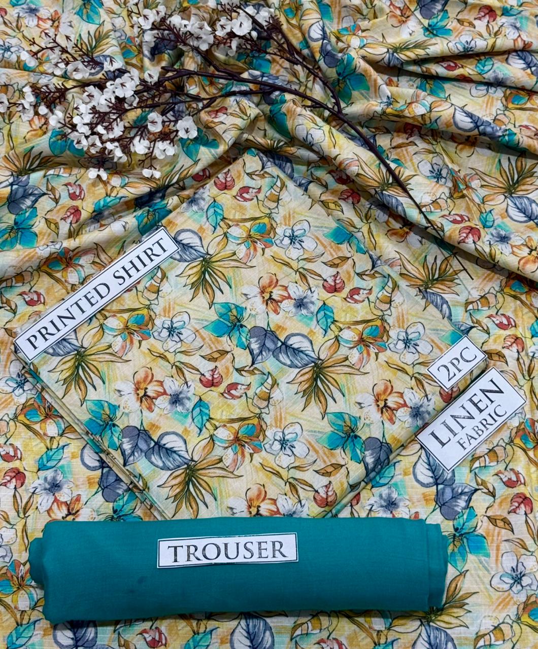 2pc  LINEN PRINTED COLLECTION