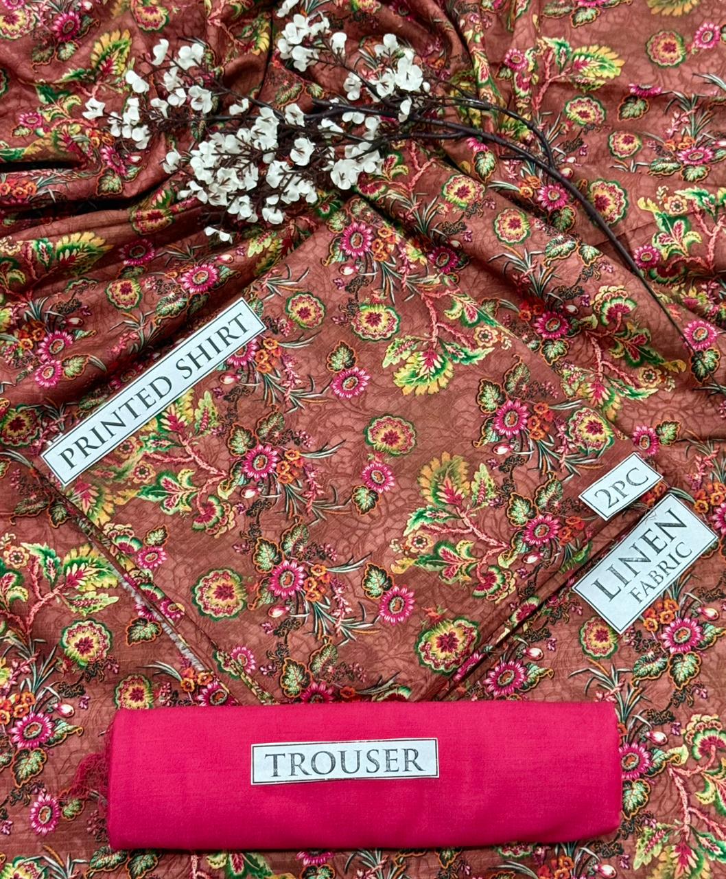 2pc  LINEN PRINTED COLLECTION