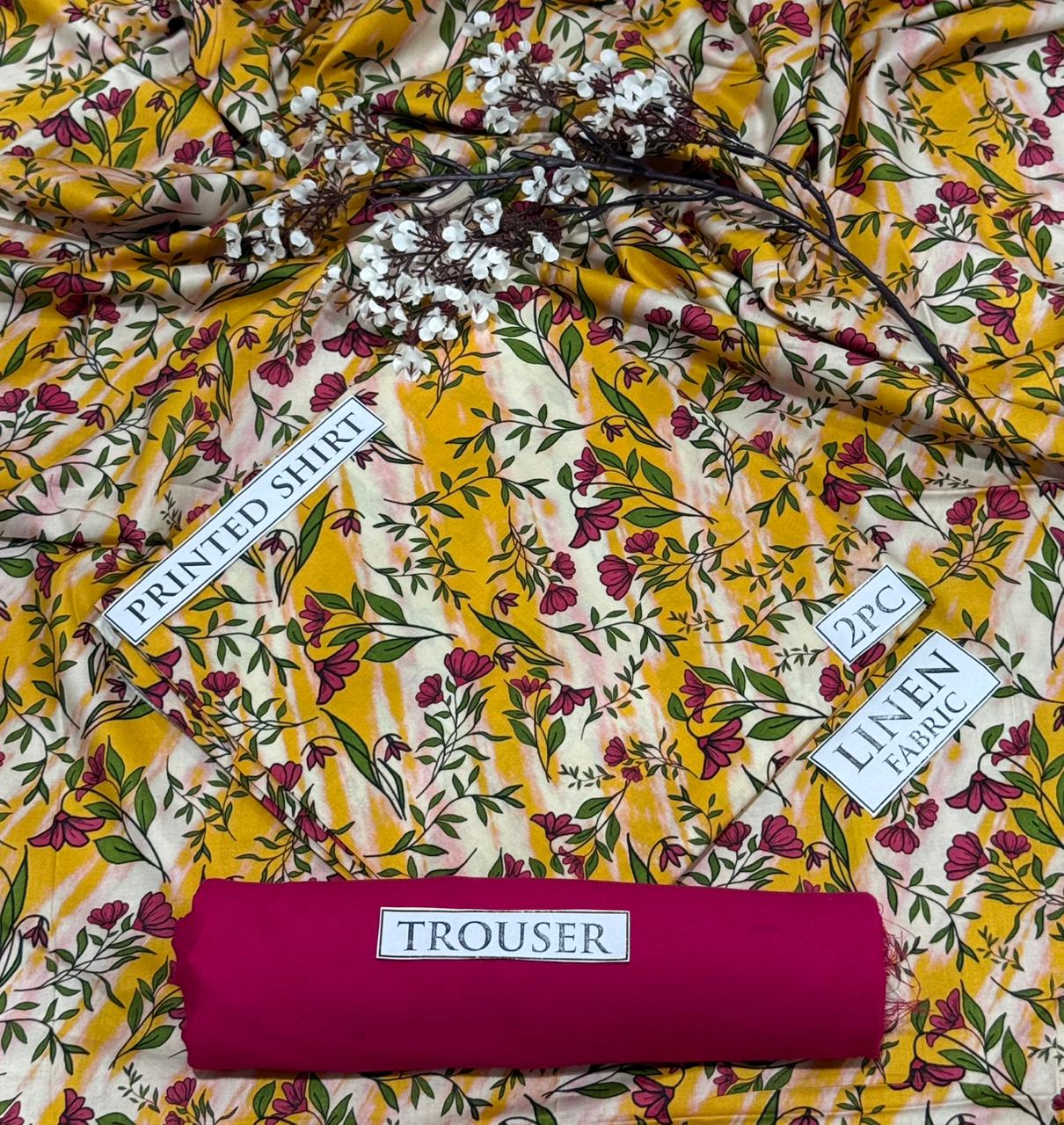 2pc  LINEN PRINTED COLLECTION