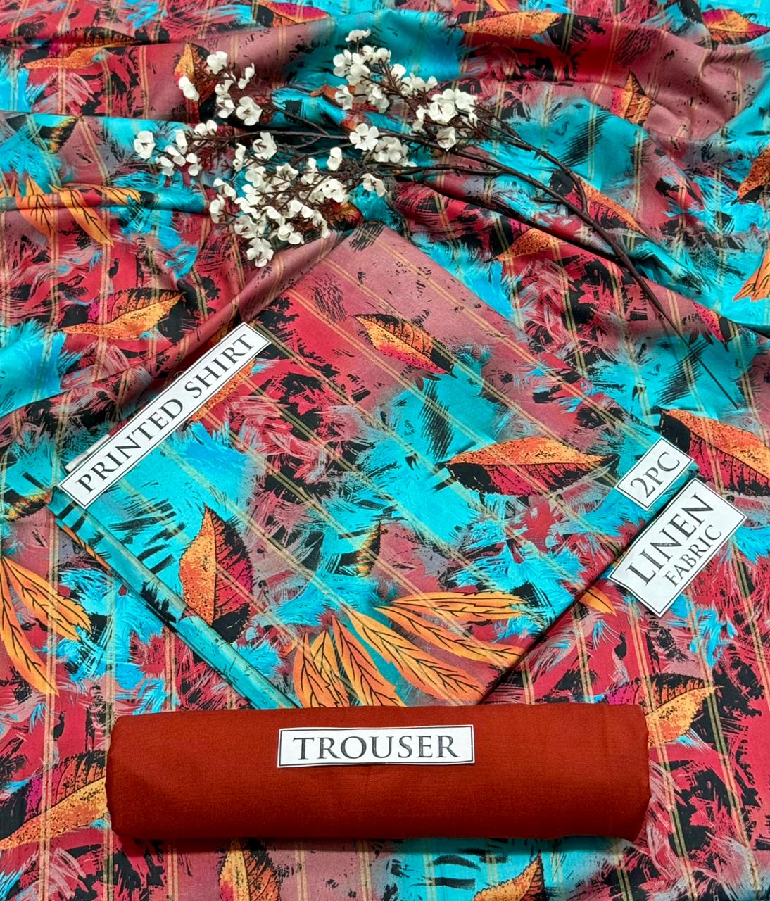 2pc  LINEN PRINTED COLLECTION