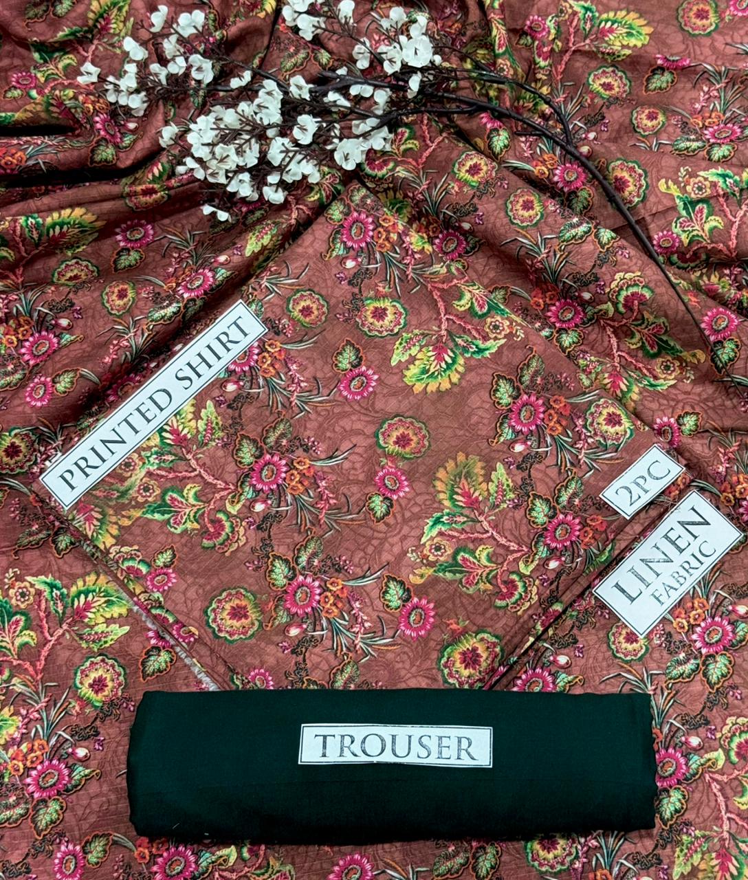 2pc  LINEN PRINTED COLLECTION