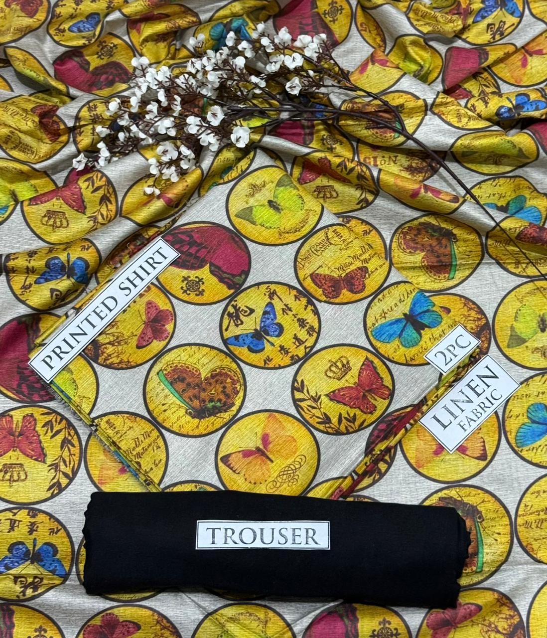 2pc  LINEN PRINTED COLLECTION