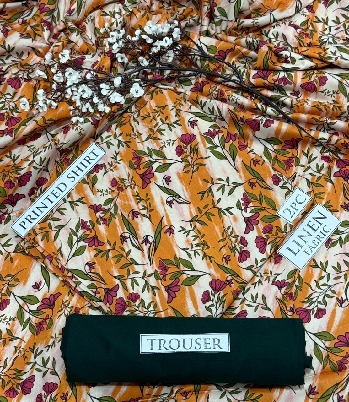 2pc  LINEN PRINTED COLLECTION