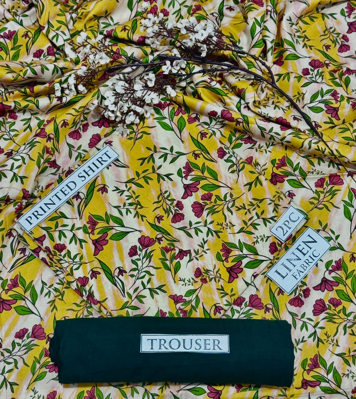 2pc  LINEN PRINTED COLLECTION