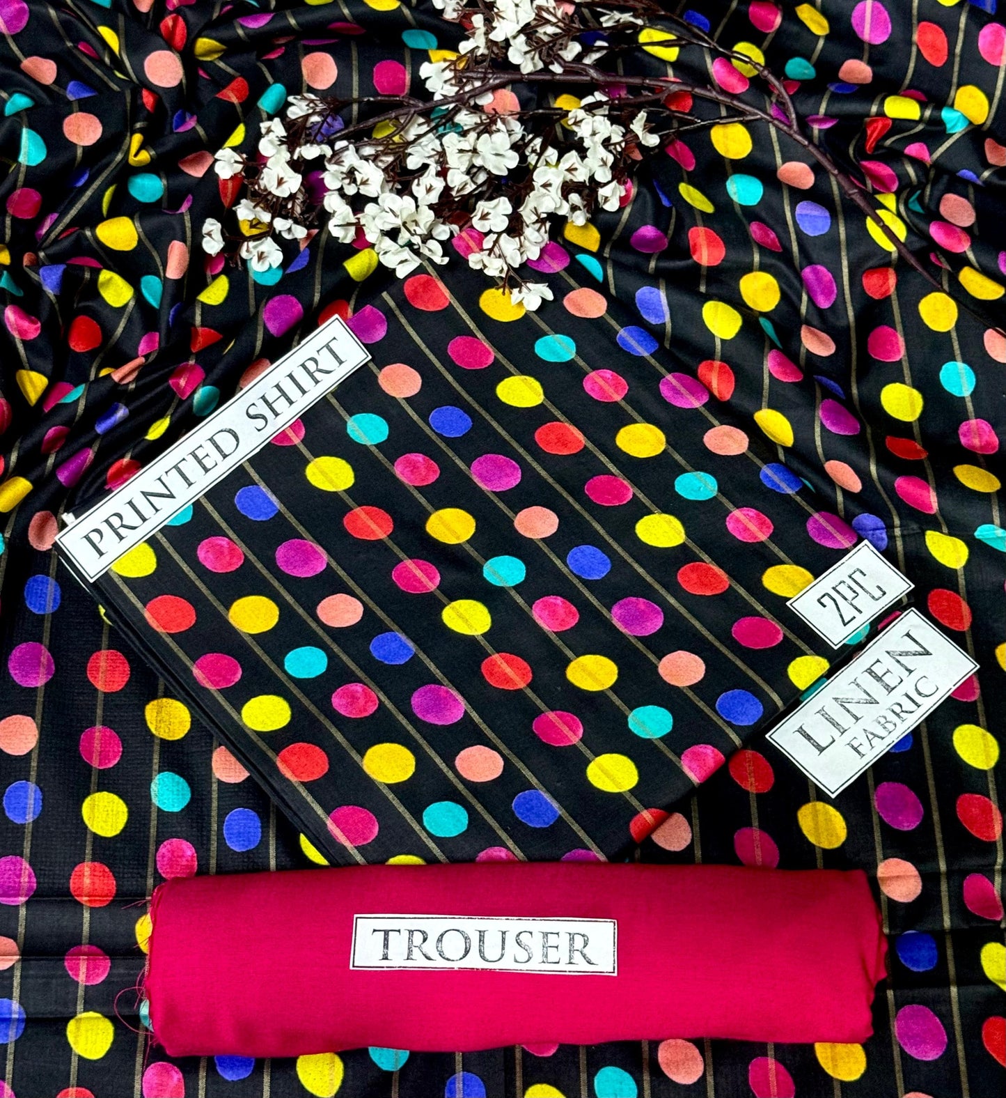 2pc  LINEN PRINTED COLLECTION