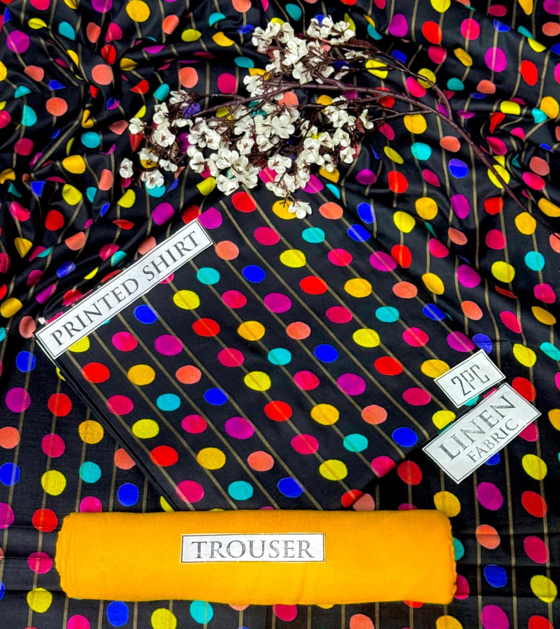 2pc  LINEN PRINTED COLLECTION