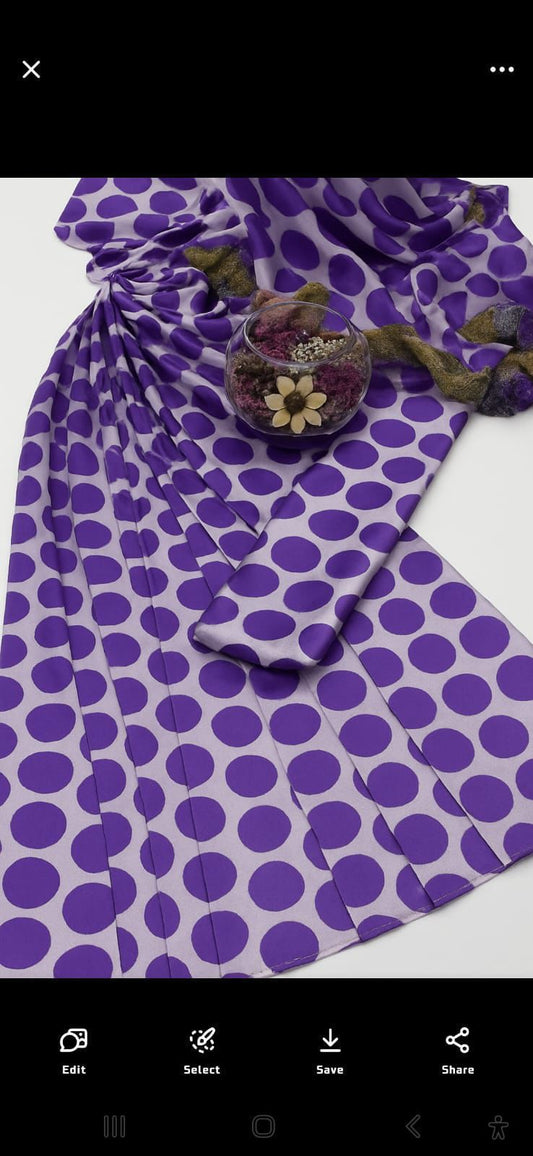 3pc Shamooz Silk Fabric detail