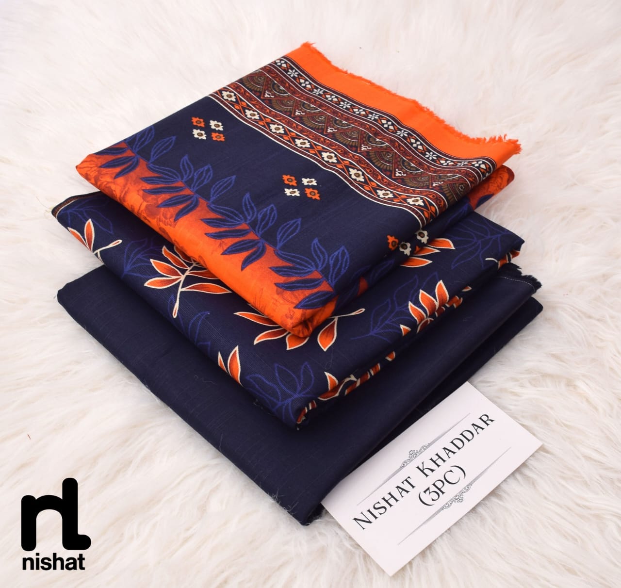 3PC NISHAT 3PC π₯ KHADDER