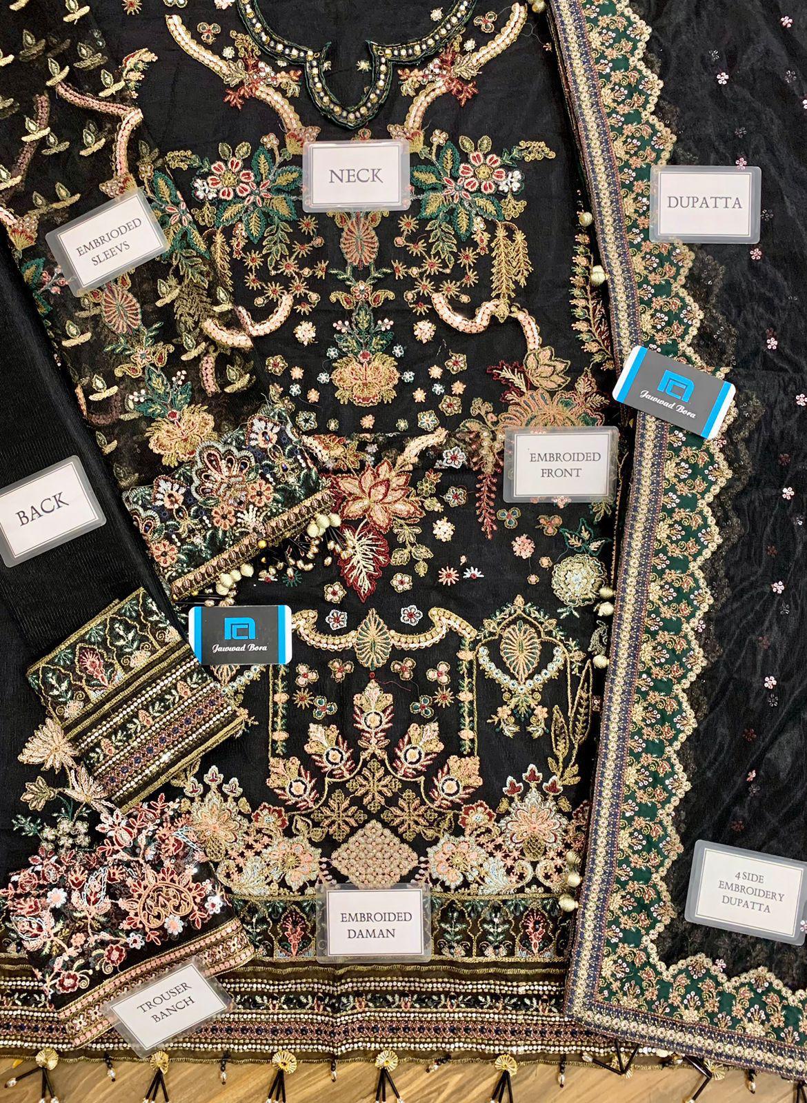 Baroque Heavy Embroidered Addawork ..F͜͡e͜͡F͜͡