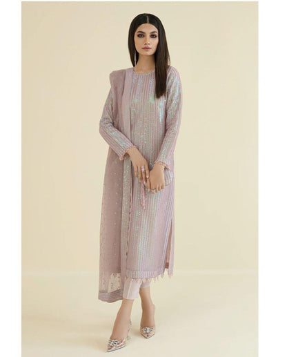 HEAVY SEQUINS EMBROIDERY DRESS