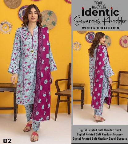 3pc Printed KHADDAR