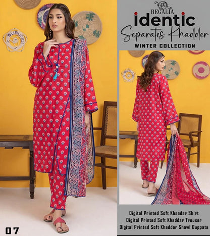 3pc Printed KHADDAR