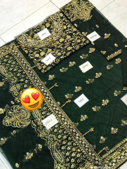 Maria B saree wedding