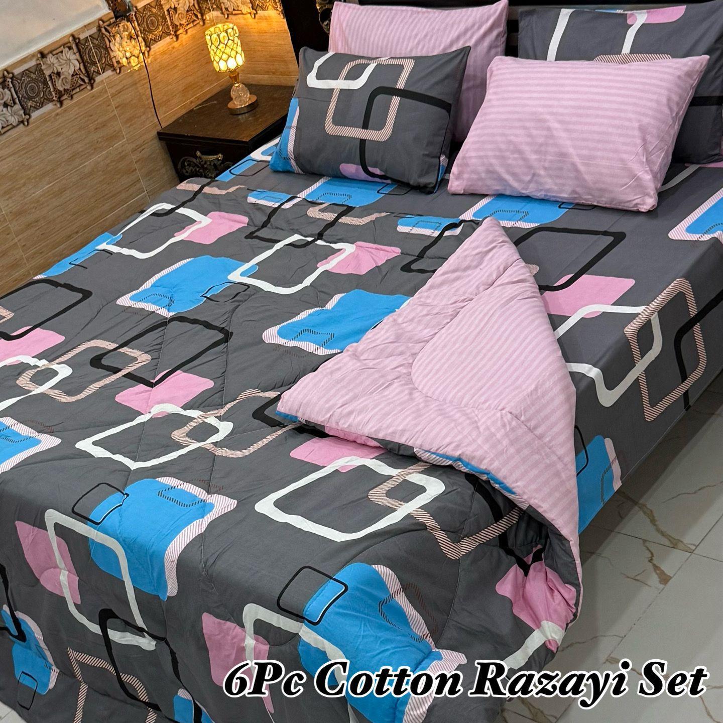 B ..6PC Cotton Vicky Razayi Set🔥