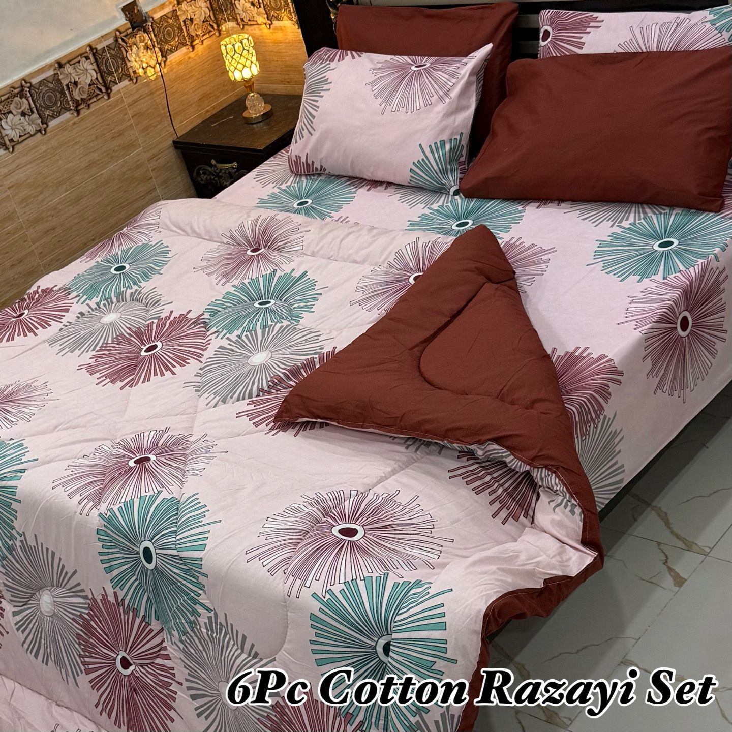 B ..6PC Cotton Vicky Razayi Set🔥