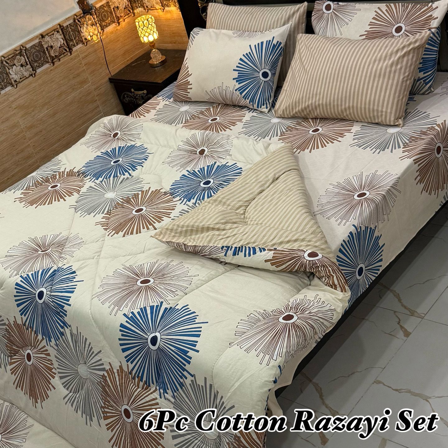 B ..6PC Cotton Vicky Razayi Set🔥