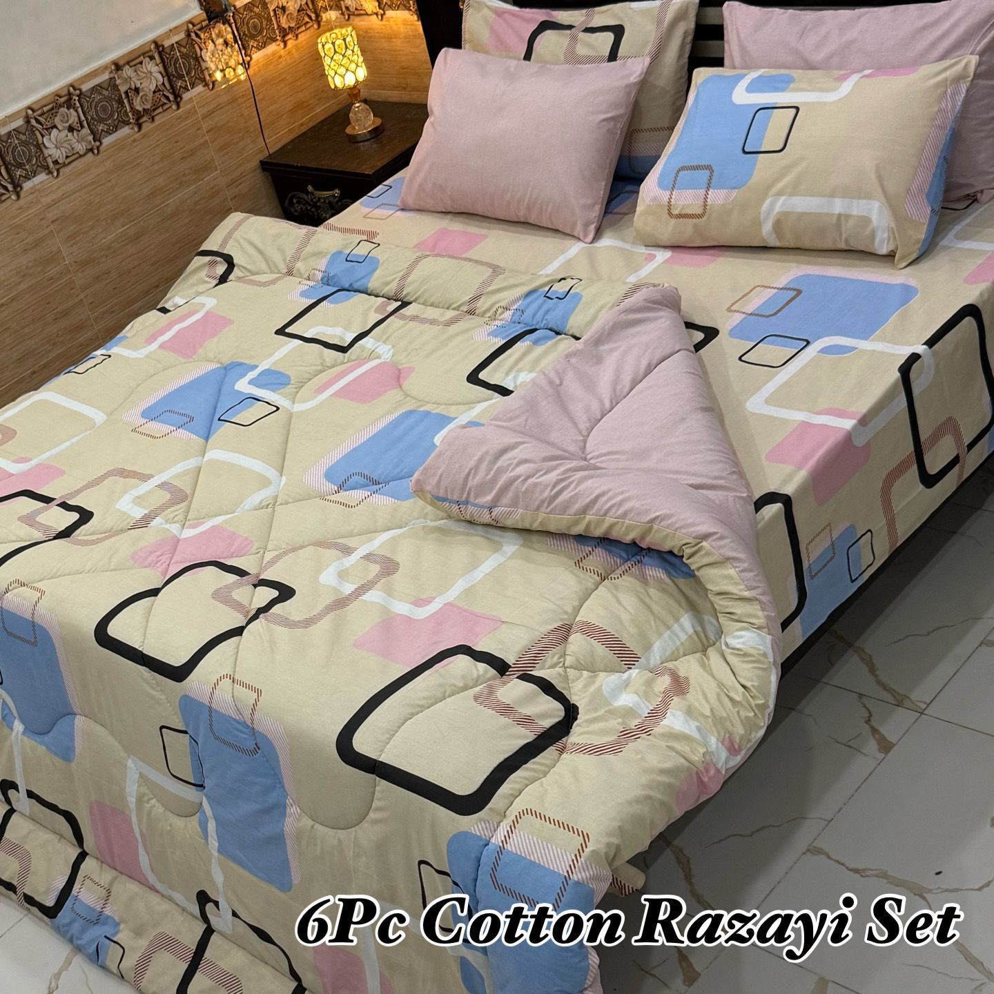 B ..6PC Cotton Vicky Razayi Set🔥