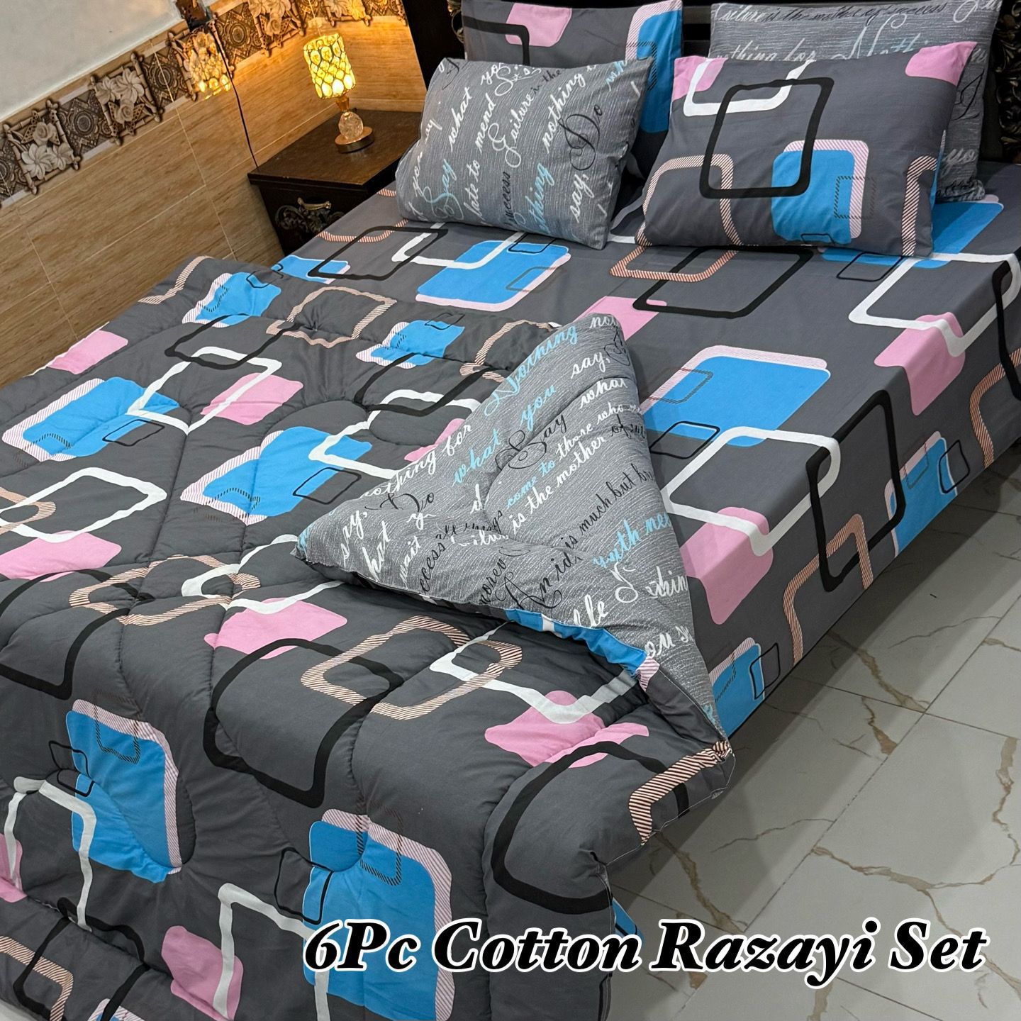 B ..6PC Cotton Vicky Razayi Set🔥