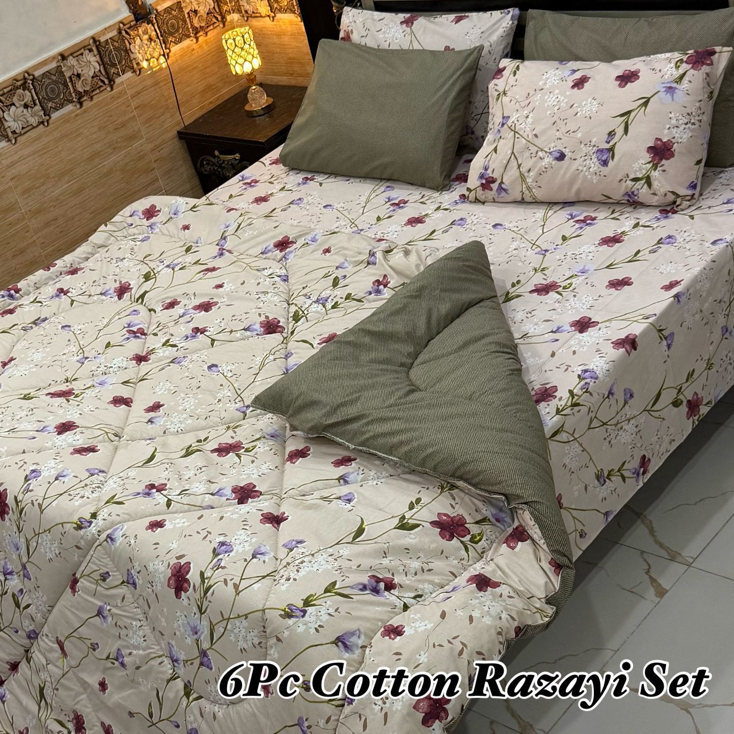 B ..6PC Cotton Vicky Razayi Set🔥