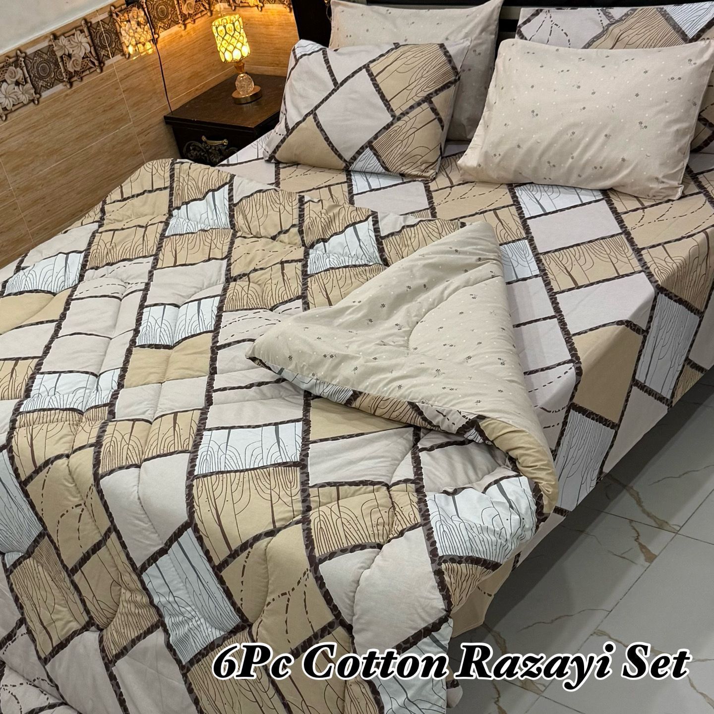 B ..6PC Cotton Vicky Razayi Set🔥