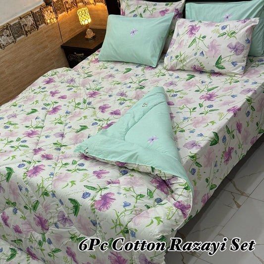 B ..6PC Cotton Vicky Razayi Set🔥
