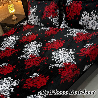 B .3pc Flees bedsheet 😍