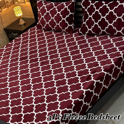 B .3pc Flees bedsheet 😍