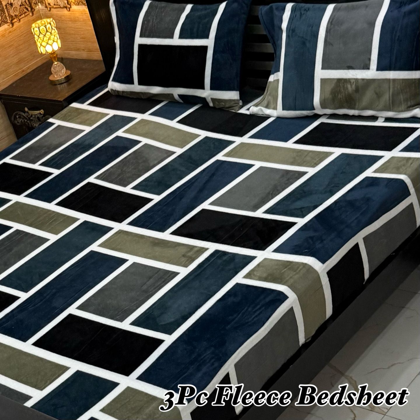 B .3pc Flees bedsheet 😍