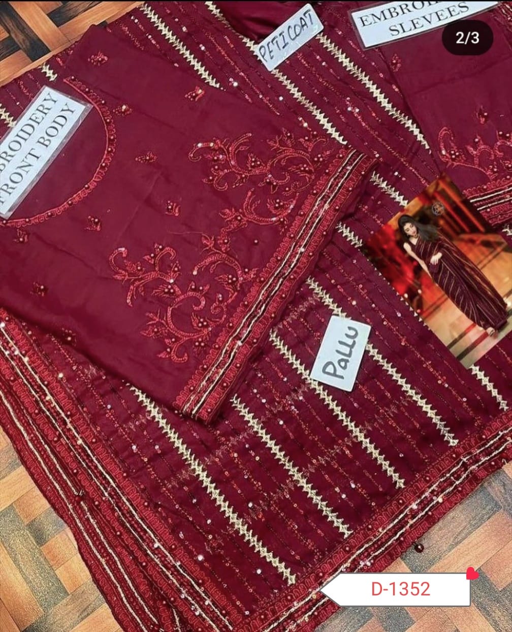 D-1353  Demanding Saree