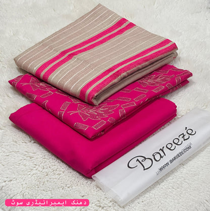 3pc BAREEZE  DHANAK