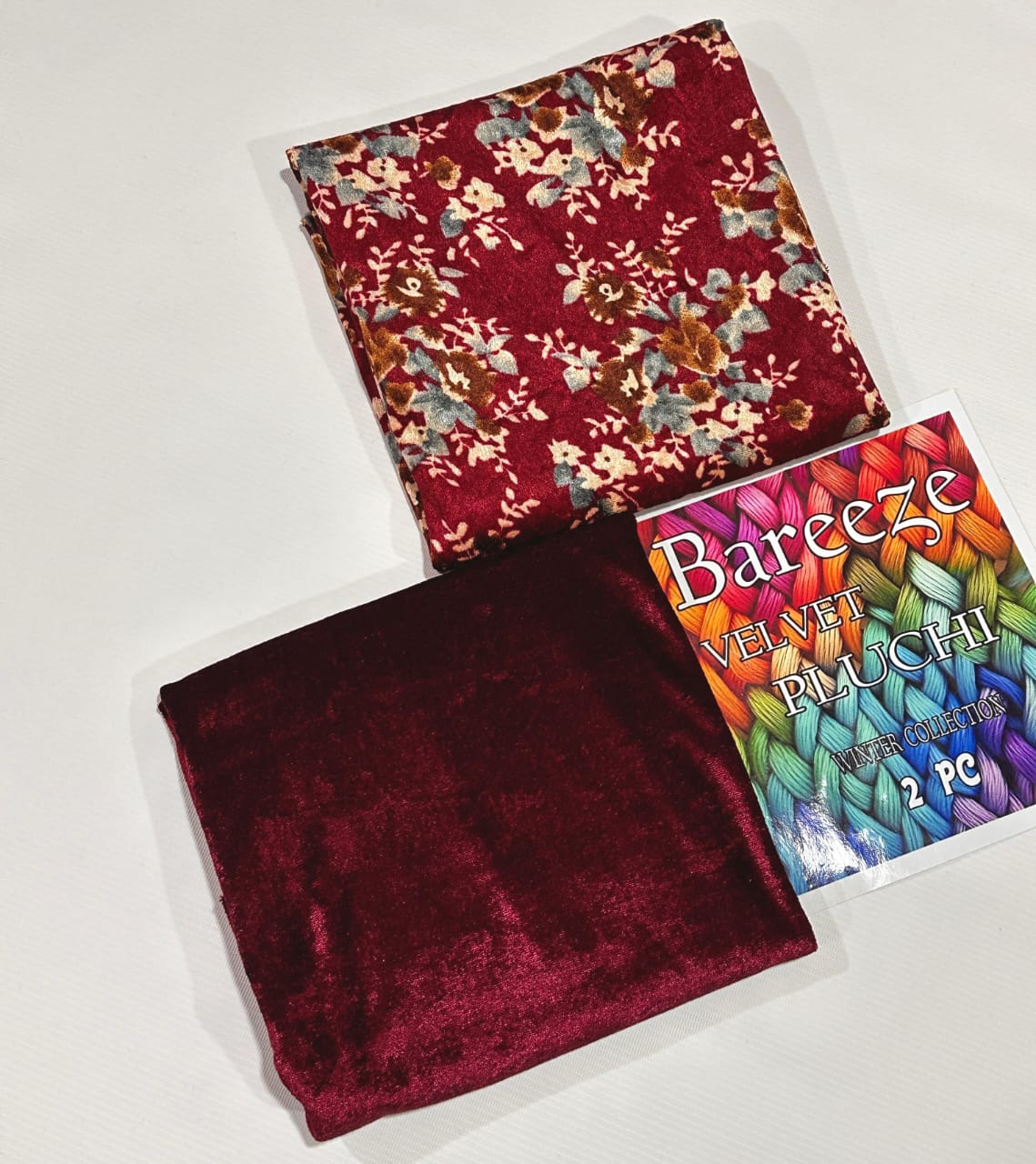 2pc VELVET PLUCHI