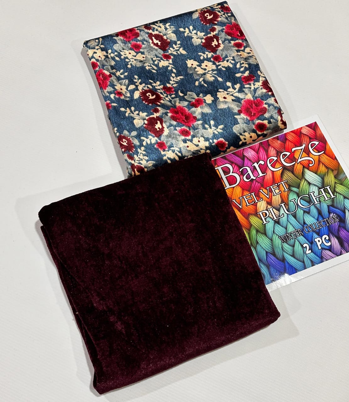2pc VELVET PLUCHI