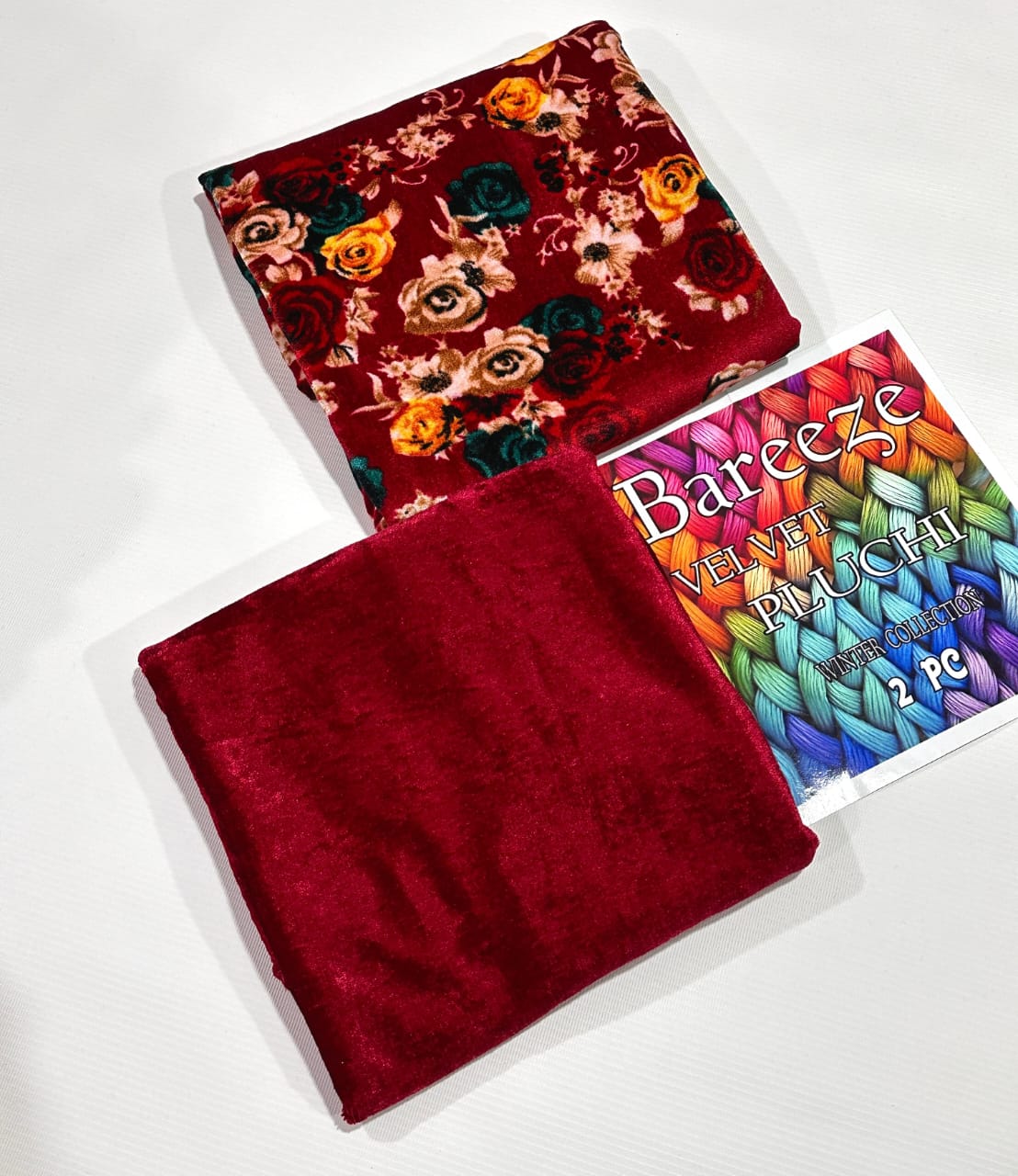 2pc VELVET PLUCHI