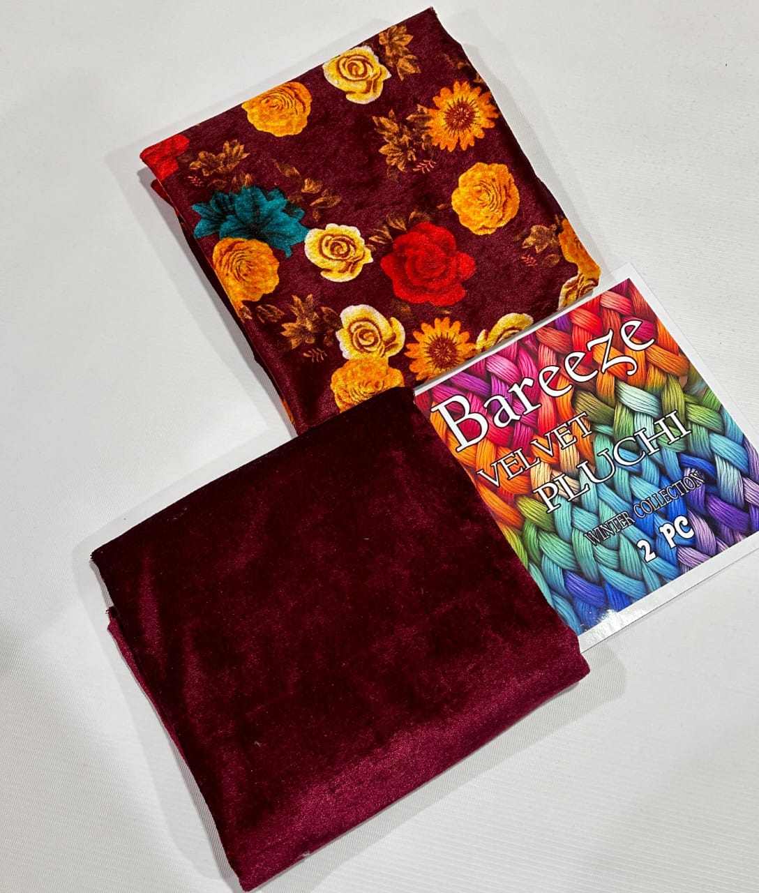 2pc VELVET PLUCHI